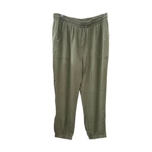American Eagle Outfitters Large Soft Chino Jogger Olive Green Pants Casual